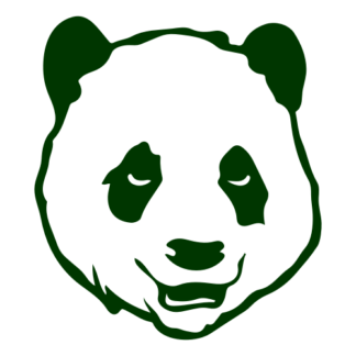 Sexy Panda Decal (Dark Green)